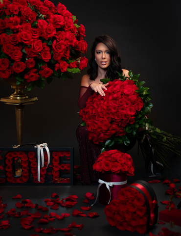 Eternal Desire - 100 Long-Stem Roses Bouquet