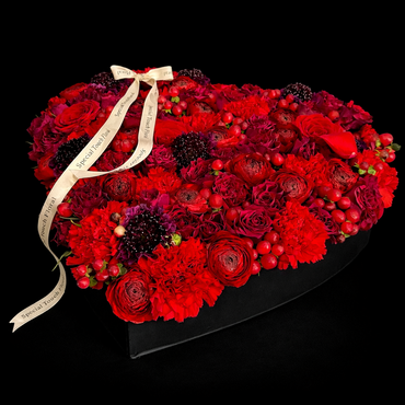 Crimson Luxury Heart Box