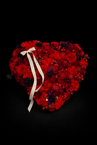 Crimson Luxury Heart Box